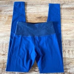 Lululemon Women's Wunder Under High Rise Blue Slope Stripe Legging